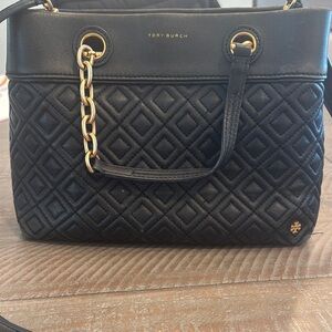 Tory Burch Black Quilted Women's Bag